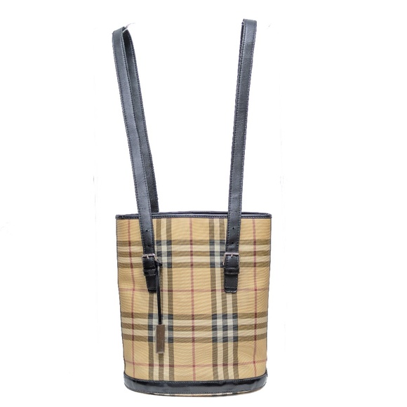 Burberry Vintage Nova Check Bucket Tote - Picture 1 of 10